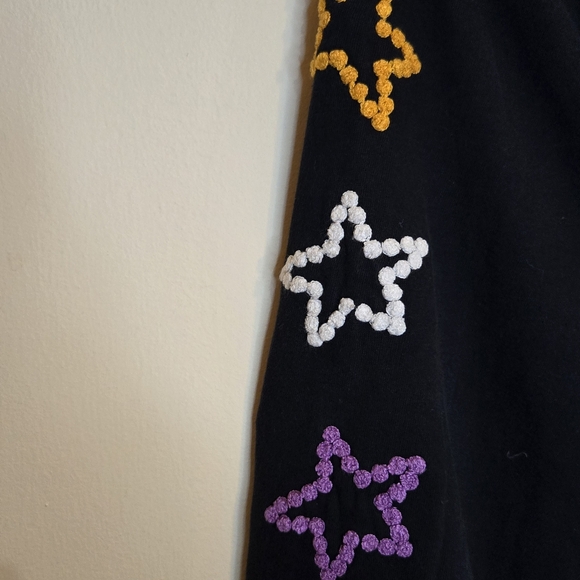 WILDFOX Celestial Stitches Sweatpants Embroidered Stars - Picture 5 of 8
